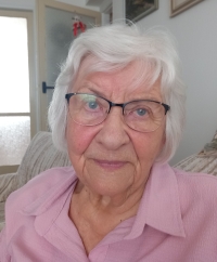 Blažena Ratajová during the filming, 2025