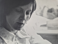 Hana Staňková as a bride, 1973