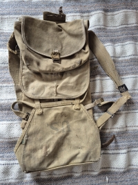 "Usárna", a traditional tramp pack which used to be part of the equipment of the US Army in World Wars I and II.