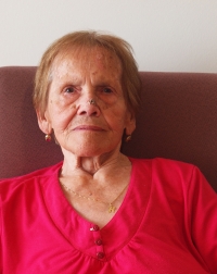 Helena Fialová during an interview for Memory of Nations, July 21, 2025, Šternberk