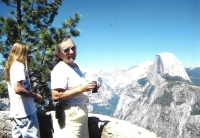 In the Yosemite National Park, USA (right) 1994