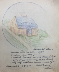 Inscription from the dean at the Zdeňka Stibor memory book