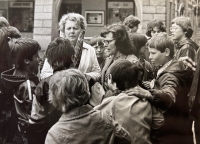 May 1970, on a trip with children from the primary school organized by Parents Association in České Budějovice