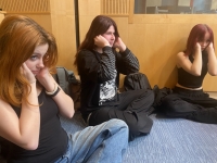 Stories of Our Neighbours team during a workshop at Czech Radio Brno