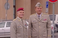Josef Bečvář with General Petr Pavel