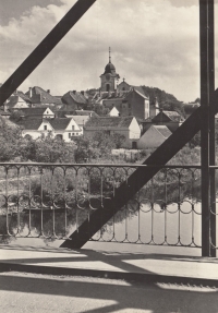 Václav Diviš in his first priestly post in Týn nad Vltavou, 1967