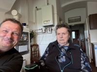 U Věry Machovcové doma.