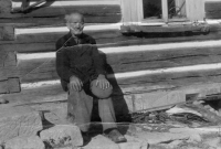 Father, Josef Link, in Kotelsko probably in the summer of 1951