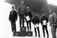 Závody krajského přeboru, kde se Jiří Malec umístil na třetím místě, první příčku obsadil Jan Svoboda a na druhém místě se umístil Miroslav Kopal, 1974–1975