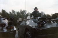 V Tisé na cvičišti během působení u chemického praporu v Liberci, 1998