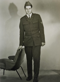 Marián Kvarda in the army (late 60s)