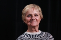 Milada Kohoutková during recording, 2025