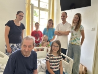 Otto Musil with his family, Prague, 2025