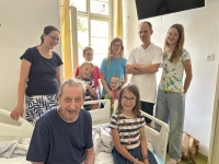 Otto Musil with his family, Prague, 2025