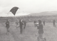 Pouštění draka, Sokolov, 1986