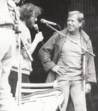 Václav Havel na Folkové Lipnici, 1988