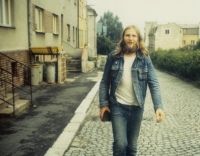 Petr Procházka v Sokolově roku 1989