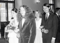 Rudolf Houfek wedding - 1985