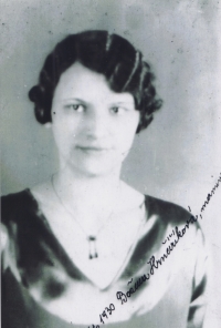 Mother of the witness Božena Hrnčiříková in 1930