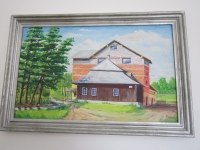 The picture of the Špirk's cottage and mill in Janovice nad Úhlavou