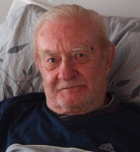 Antonín Tomešek in DS Oblouková, Šternberk, during an interview for the Memory of Nations, 21 July 2025