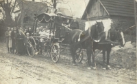 The funeral of Ludmila's brother Jarošek, who died at the age of six