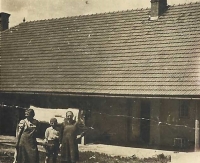 "The German" (left) - A woman from the German family who stayed with Mužikovský family 