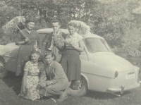 At the fair in Velké Karlovice (1956)