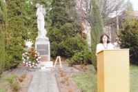 Celebration of liberation by the American army in Merklín, 1994