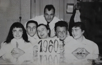 Common photo of employees of the health office, 1960