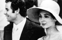 Tomáš Klepek in wedding photo with his wife Jana, 1977