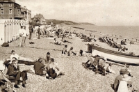 Hythe beach in a period photo
