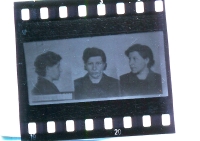 Police photo of Emílie Dušánková taken by the Gestapo in Hradec Králové in 1943