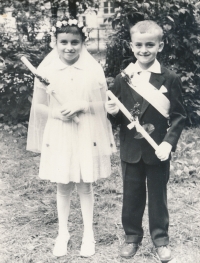 Josef Rendl u prvního svatého přijímání, 1961