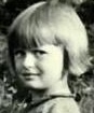 Adolfina Vodičková in her childhood