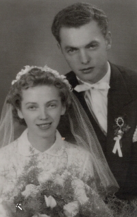 Wedding photos of Mr. and Mrs. Glaser