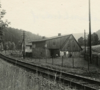 Cottage No. 1 (now 190) at the end of Bučnice, which belonged to the family of Robert Müller until 1945