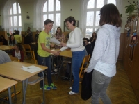 Zdeňka Dušková as a teacher at Velký Šenov Primary School