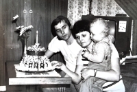 First birthday of son Jakub, 70s