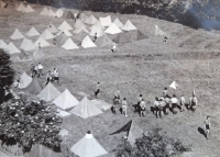 Skautský tábor, konec 40. let