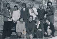 With classmates from the University of the 3rd Age (the witness is sitting second from the left), 1998
