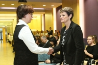 Award ceremony for Bedřich Judytka, grandfather of the witness, for active resistance activities, 22 November 2016