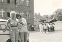 1987 - Katrin as an apprentice