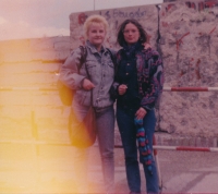 March 1990 - by the Berlin Wall