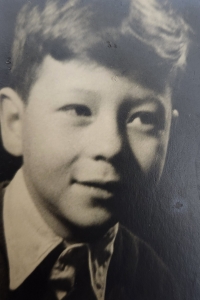 Petr Vogel as a child