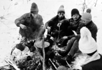 One of the last expeditions of the Kamzík scout troop, which Michal Holeček was a mentor, 1970