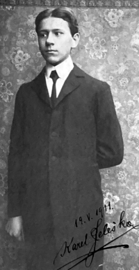 Karel Peleška - maternal grandfather, 1911