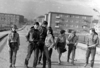 Michal Holeček at the meeting of scout troop counsellors and leaders in Martin, 1968 or 1969