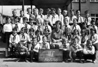 School photos, Michal Holeček top left, Martin, 1966