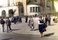 Mother Dagmar in Warsaw, shortly before the declaration of martial law, early 1980s